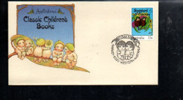 AUSTRALIE FDC 1985 CLASSIC CHILDREN'BOOKS - Omslagen Van Eerste Dagen (FDC)