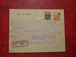 Lettre / Carte   1948  LETTRE RECOMMANDE LINZ TIMBRE ZONE FRANCAISE ET RHEINLAND PFALTZ - Autres & Non Classés