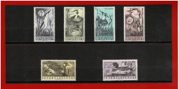 TCHECOSLOVAQUIE - 1960 - N° 1109/1114 -  NEUFS** - OISEAUX AQUATIQUES DIVERS - Y & T - COTE : 12.00 Euros - Unused Stamps
