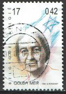 17F 0,42 Euro Golda Meir Uit 1999 (OBP 2866 ) - Used Stamps