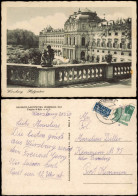 Ansichtskarte Würzburg Hofgarten 1950  Gel. Notopfer Berlin - Würzburg