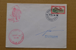 1979 Expedition Argentina Al Himalaya Manaslu Signed G Vieiro Remitida Al Lomo De Yeti Mountaineering Escalade Alpinisme - Sportivo