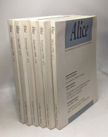 Alice - Des Littératures De Jeunesse Et De Leurs Environs - Revue Littéraire N°1 à 6 (1996-1998) - Unclassified