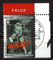 0,49€ Maigret Met Eerste Dag Stempel Uit 2003 (OBP 3167 ) - Usados