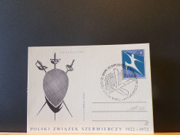 105/826 CP  POLOGNE - Fencing