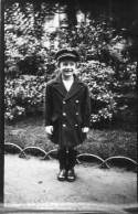 Photographie Photo Vintage Snapshot Casquette Caban Mode Enfant - Anonyme Personen