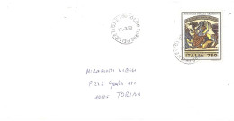 1993 L.750 MOSAICI DI PIAZZA ARMERINA - 1991-00: Marcophilia
