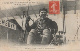 V2- AVIATION - GRANDE SEMAINE D'AVIATION DE ROUEN 1910 - EFIMOFF (RUSSE) LE HERO DU MEETING DE NICE - Airmen, Fliers