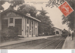 V2-33) LAMOTHE - LANDERRON (GIRONDE)  LA GARE DU MIDI - ( ANIMATION - TRAIN ) - Sonstige & Ohne Zuordnung