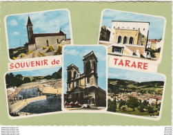 V4-69) TARARE (RHONE) LE THEATRE - LA PISCINE - L 'EGLISE - VUE  GENERALE   - ( 1969 - 2 SCANS ) - Tarare