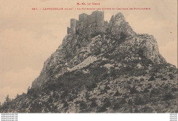 V4-11) LAPRADELLE  (AUDE) LE ROCHER ET LES RUINES CHATEAU DE PUYLAURENS   - ( 2 SCANS ) - Autres & Non Classés