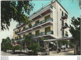 V8- FREGENE (ROMA) GOLDEN BEACH HOTEL - RESTAURANT - BAR - DANCING - PROPRIETAIRE E. MARRI - ( 2 SCANS ) - Bars, Hotels & Restaurants
