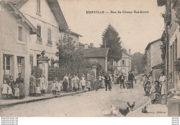 V9-52) EURVILLE - RUE DU CHAMP BOSTON - ( TRES ANIMEE - HABITANTS - 2 SCANS )  - Sonstige & Ohne Zuordnung