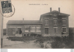 V9-55) CHATTANCOURT - LA MAIRIE ECOLE - ( ANIMATION - ENFANTS - ECOLIERS - EDITEUR POZZI  ) - Autres & Non Classés