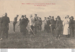 V15-54) VISITE A NANCY DE S.A.I.  LE GRAND DUC NICOLAS DE RUSSIE (23 SEPTEMBRE 1912)   - 2 SCANS - Nancy