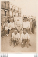 ORAN (PHOTO MORIS , ORAN) LES VAINQUEURS DU TOURNOI DE BOULE  DE GAMBETTA 1932 - PETANQUE - SPORT -  2 SCANS )  - Oran