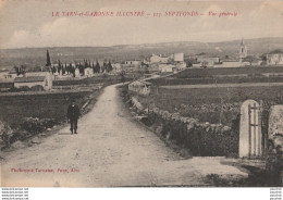 V16-82) SEPTFONDS  (TARN ET GARONNE) VUE GENERALE  - ( ANIMATION - HABITANT - 2 SCANS ) - Autres & Non Classés