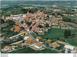 V17-65) CASTELNAU (HAUTES PYRENEES) VUE GENERALE AERIENNE   - ( 2 SCANS ) - Castelnau Magnoac