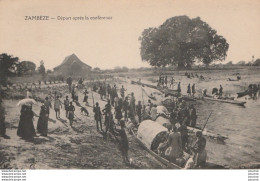 ZAMBEZE (ZAMBIE) DEPART APRES LA CONFERENCE - MISSIONS EVANGELIQUES + OBLITERATION PARIS JEUX OLYMPIQUES 1924 (2 SCANS) - Sambia