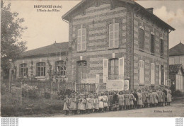 V23-10) BREVONNES (AUBE) ECOLE DES FILLES  - ( ANIMATION - ECOLIERS  - 2 SCANS ) - Other & Unclassified