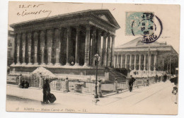 30 . NIMES . LA MAISON CARREE ET THEATRE . 1905 - Nîmes