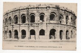 30 . NIMES . LES ARENES VUE EXTERIEURE . 1931 - Nîmes