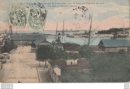 44) SAINT NAZAIRE - PANORAMA DU PORT AVEC DANS LE FOND UN PAQUEBOT SUR RADE ( VUE PRISE DE L HOTEL DES COLOMBES ) - Saint Nazaire