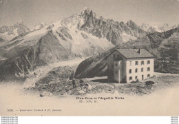 V26-74) CHAMONIX - PLAN PRAZ ET L ' AIGUILLE VERTE - ( 2 SCANS ) - Chamonix-Mont-Blanc