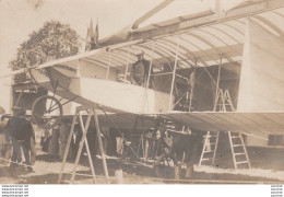 AGEN - CARTE PHOTO BALISTAI - CAMP D' AVIATION - AEROPLANE AVEC AVIATEUR - PERIES SAINT NICOLAS DE LA GRAVE - 2 SCANS  - Agen