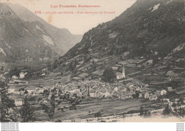 V31-09) AULUS LES BAINS (ARIEGE) VUE GENERALE DU VILLAGE - LES PYRENEES ARIEGEOISES - ( 2 SCANS ) - Autres & Non Classés