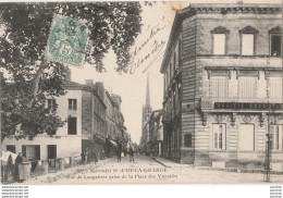 V32- 33) SAINTE FOY LA GRANDE (GIRONDE) RUE DE LANGALERIE PRISE DE LA PLACE DES VICTOIRES - Autres & Non Classés