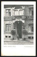 AK Wien, Hotel Bavaria, Eingang, Eszterhazygasse 33  - Altri & Non Classificati