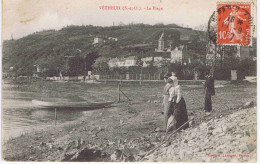 VAL D'OISE - VETHEUIL - La Plage ( Animation ) - Photo A. Lavergne - Vetheuil