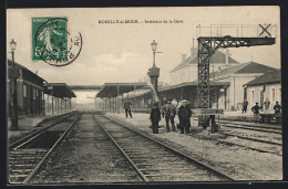 CPA Romilly-sur-Seine, Intérieur De La Gare  - Romilly-sur-Seine