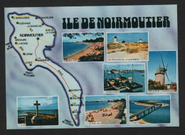 Carte Géographiqie - Ile De Noimoutier - L'Herbaudière, Guérande, Bressuire, La Bosse, L'Epine, Le Bot, Barbatre, La Fos - Maps