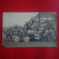 CARTE PHOTO CAVALCADE DEGUISEMENT BOUILLY ? CAFE RESTAURANT - Other & Unclassified