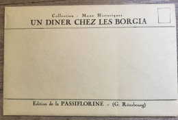 UN DINER CHEZ LES BORGIA Henri Duvernois Varé - Maux Historiques IX Passiflorine - 1901-1940