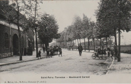 St. POL Sur TERNOISE : Boulevard Carnot. (carte Glacée.) - Saint Pol Sur Ternoise