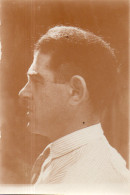 Photographie Photo Vintage Snapshot Profil Homme Portrait - Anonieme Personen
