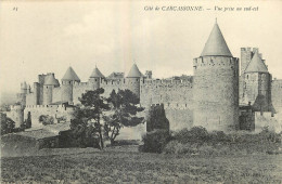 11 - CITE DE  CARCASSONNE - VUE PRISE AU SUD EST - Carcassonne