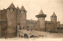 11 - CITE DE  CARCASSONNE - ENTREE PRINCIPALE  - ND PHOT - Carcassonne