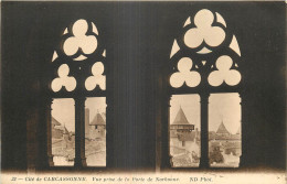 11 - CITE DE  CARCASSONNE -  VUE PRISE DE  LA PORTE DE NARBONNE - ND PHOT - Carcassonne