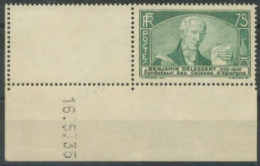 FRANCE - 1935, INTERNATIONAL CONGRESS OF SAVING BANKS, PARIS & CENTENARY OF THEIR CREATION STAMP, UMM (**). - Unused Stamps