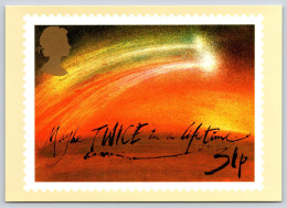 Halley's Comet Maybe Twice In A Lifetime, PHQ Postcard 1986 - PHQ Karten