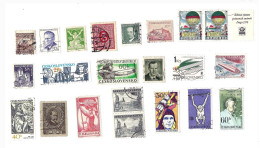 Collection De 105 Timbres  Oblitérés. - Collections, Lots & Series