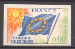 Conseil De L'Europe 0,60 F Drapeau YT 46 De 1975 Sans Trace Charnière - Ohne Zuordnung