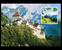SEPAC - Main Tourist Attractions “Vaduz Castle” Maximum Card Liechtenstein 2024 - Maximumkarten (MC)