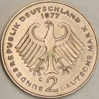 Germany Federal Republic - 2 Mark 1977 G, Konrad Adenauer, KM# 124 (#4827) - 2 Mark