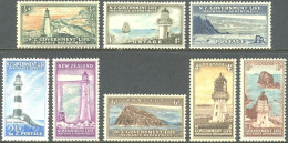 NEW ZEALAND 1947-63 LIFE SERVICE OFFICIALS, LIGHTHOUSES* - Leuchttürme