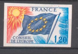 Conseil De L'Europe 1,20 F Drapeau YT 48 De 1975 Sans Trace Charnière - Ohne Zuordnung